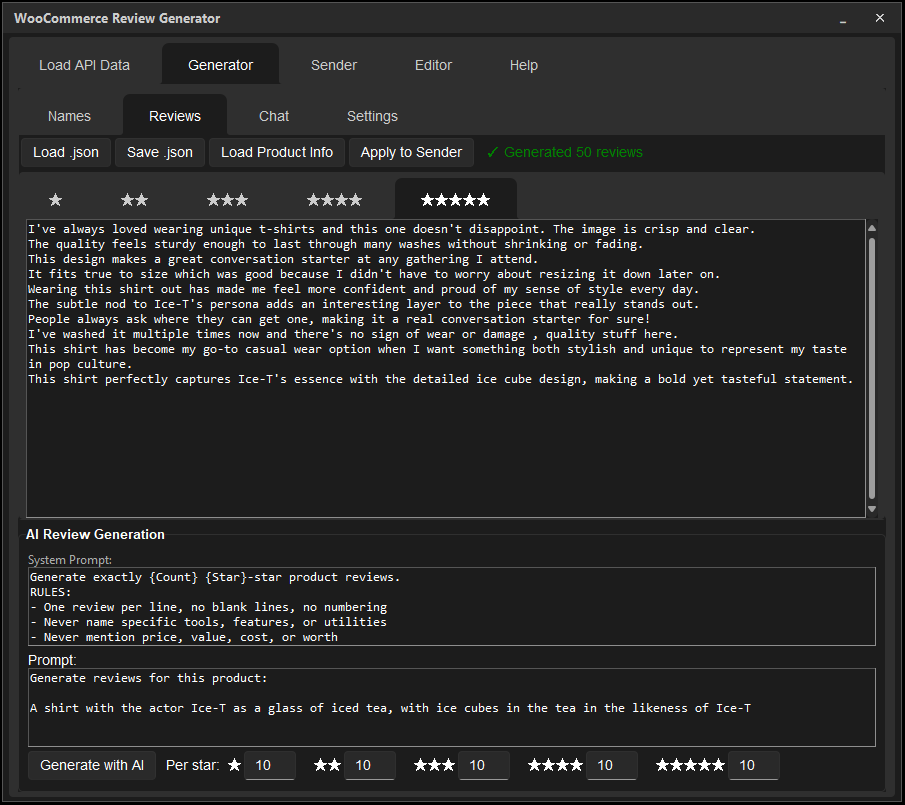 Review Generator