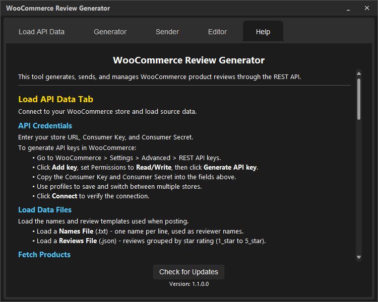Review Generator