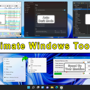 Ultimate Windows Toolkit (450+ Customization & Privacy Utilities)