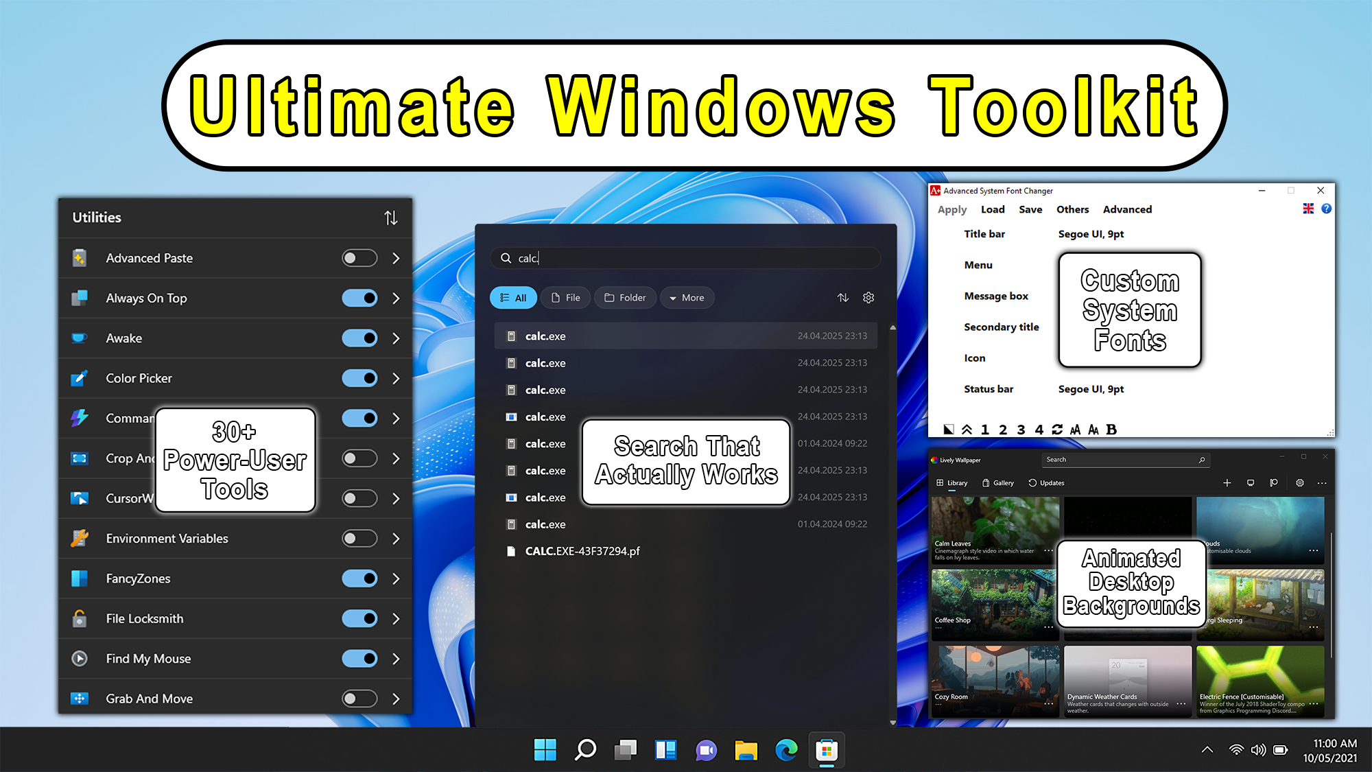 Ultimate Windows Toolkit (450+ PC Optimization, Privacy, & Customization Utilities) - Image 3
