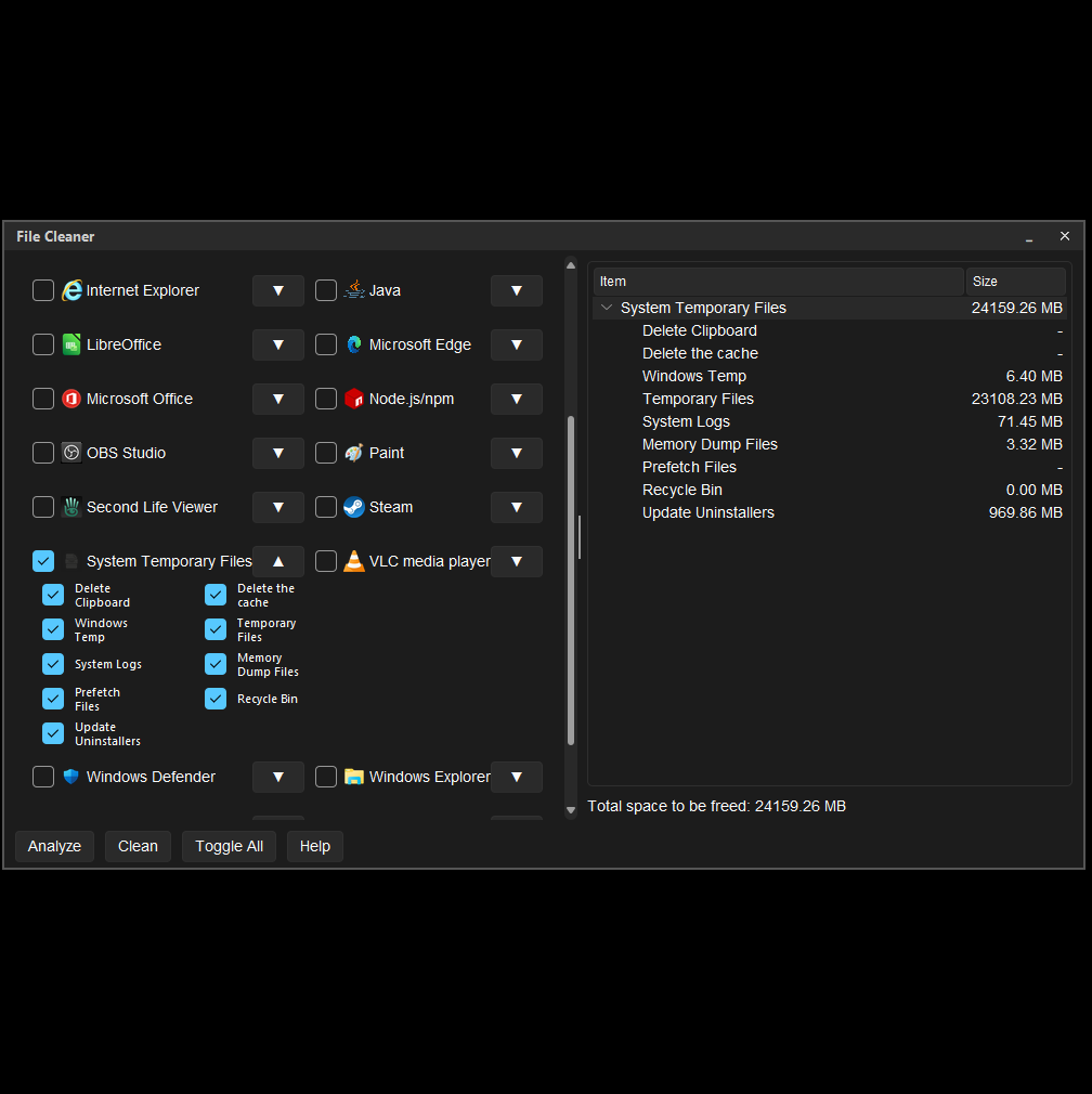 File Cleaner
